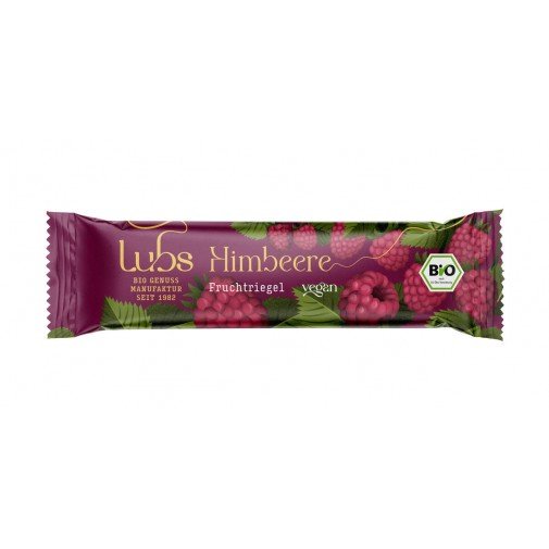 Lubs batonėlis su avietėmis,ekologiškas, 30g