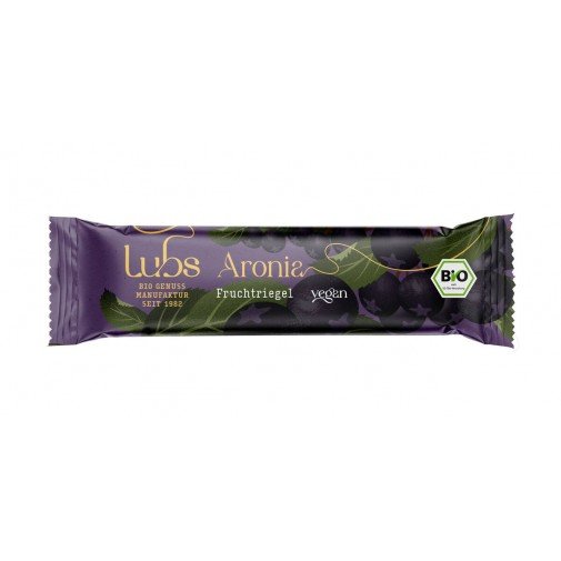 Lubs batonėlis su aronijomis,ekologiškas, 30g