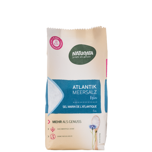 Naturata Druska Atlanto vandenyno, smulki 500g