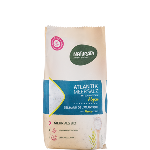 Naturata ekologiška druska su jodu iš jūros dumblių, 500g