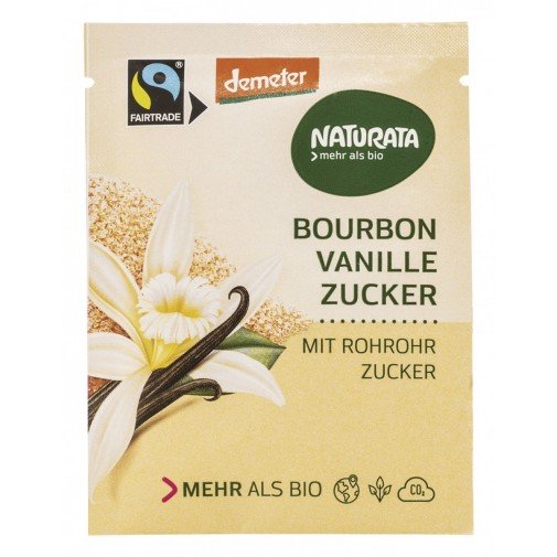 Naturata biodinaminis burbono vanilės cukrus,8g