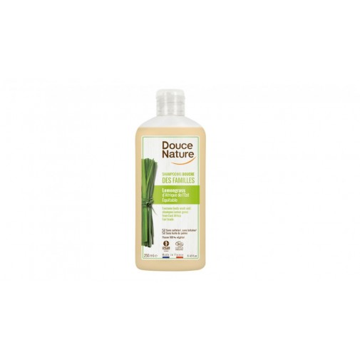 Douce Nature ekologiškas šampūnas ir dušo gelis su citrinžole, 1L