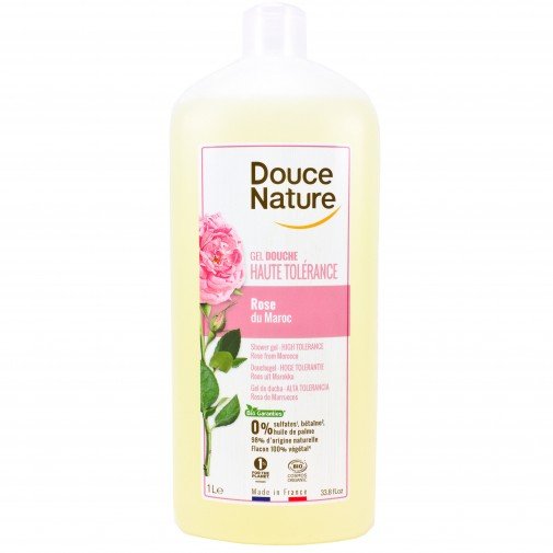 Douce Nature Dušo gelis su rožėmis iš Maroko, 1L