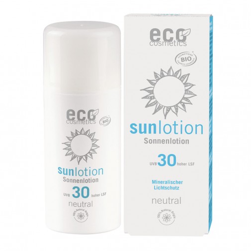 Eco cosmetics apsauginis pienelis nuo saulės poveikio SPF30, ekologiškas 100ml