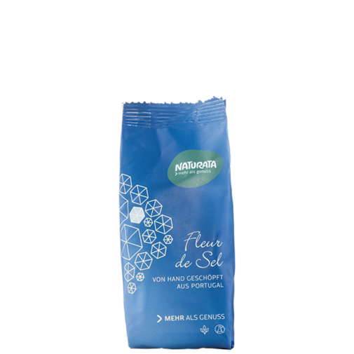 Naturata „Fleur de Sel“ jūros druska, rinkta rankomis, 150g