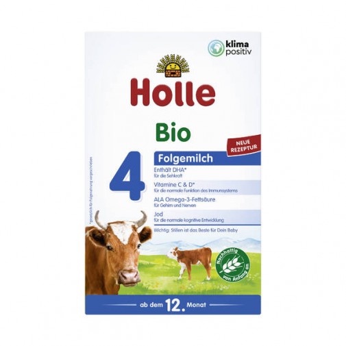  Holle ekologiškas tolesnio maitinimo pieno mišinys 4, vaikams nuo 12 mėn, 600 g         