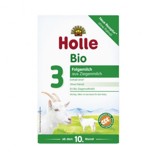 Holle ekologiškas tolesnio maitinimo ožkų pieno pagrindu mišinys 3 nuo 10 mėn. 400 g
