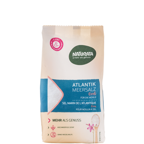 Naturata Rupi jūros druska iš Atlanto vandenyno , 500g