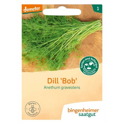 Bingenheimer biodinaminių krapų "Dill Bob" sėklos Bingenheimer biodinaminių krapų "Dill Bob" sėklos