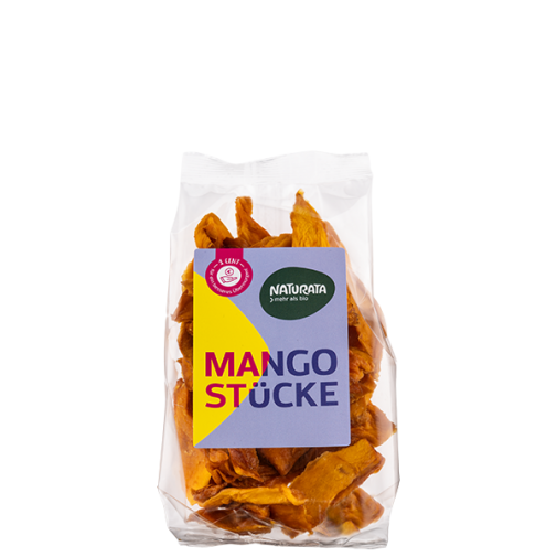 Naturata ekologiški džiovinti mango vaisių gabalėliai, 100g Naturata ekologiški džiovinti mango vaisių gabalėliai, 100g