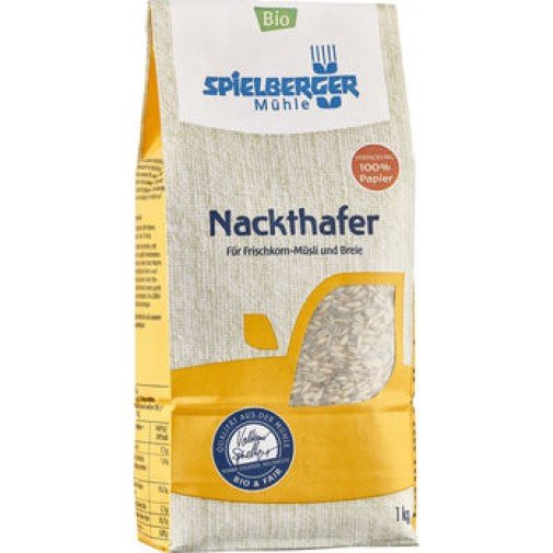Spielberger ekologiški plikosios (belukštės) avižos, 1kg
