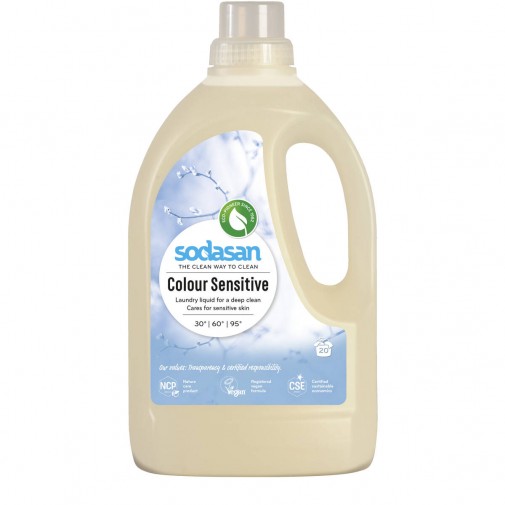 Sodosan skalbiklis spalvotiems audiniams "Sensitive" 1,5L