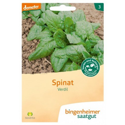 Bingenheimer biodinaminių daržinių špinatų Verdil sėklos