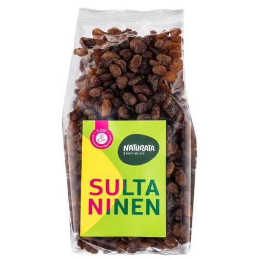 Naturata ekologiškos besėklės razinos "Sultana", 500g