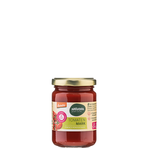 Naturata biodinaminė koncentruota pomidorų pasta, 125g