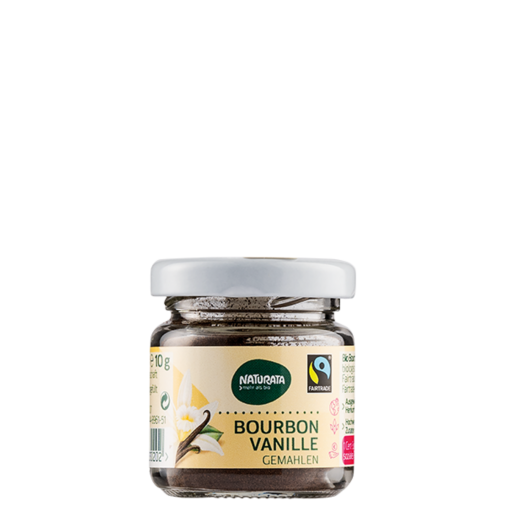 Naturata ekologiška burbono vanilė, malta 10g