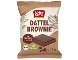 Rosen Garten ekologiškas datulių BROWNIE batonėlis su juodų šokoladu, 40g