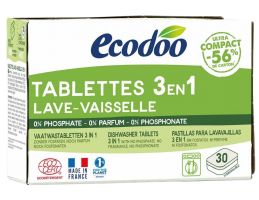Ecodoo Tabletės indaplovėms"Trys viename "(30vnt.)