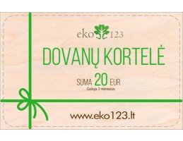 Dovanų kuponas - kortelė