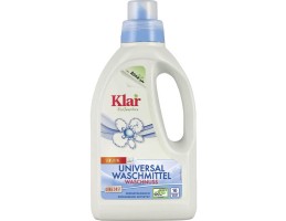 Ekologiškas universalus skalbiklis "Klar EcoSensitive" su natūraliu minkštinančiu efektu 750 ml