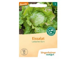 Bingenheimer biodinaminių gūžinių sėjamųjų salotų sėklos " Laibacher Eis"
