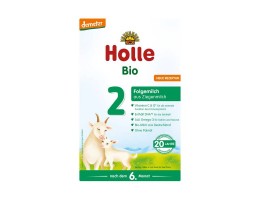  Holle ekologiškas tolesnio maitinimo ožkų pieno pagrindu mišinys 2, kūdikiams nuo 6 mėn, 400 g 