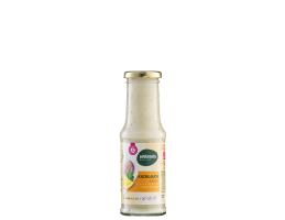 Naturata ekologiškas kreminis česnakų padažas su citrina, 210 ml