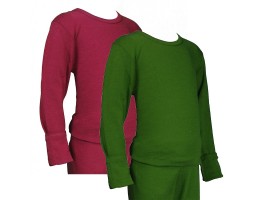 Hocosa ekologiški vilna/šilkas marškinėliai žali 92