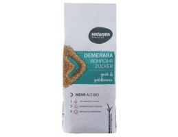 Naturata ekologiškas nerafinuotas rudasis cukranendrių cukrus "Demerara", 1kg