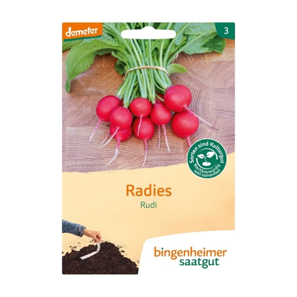 Valgomųjų ridikėlių „Rudi“ sėklos