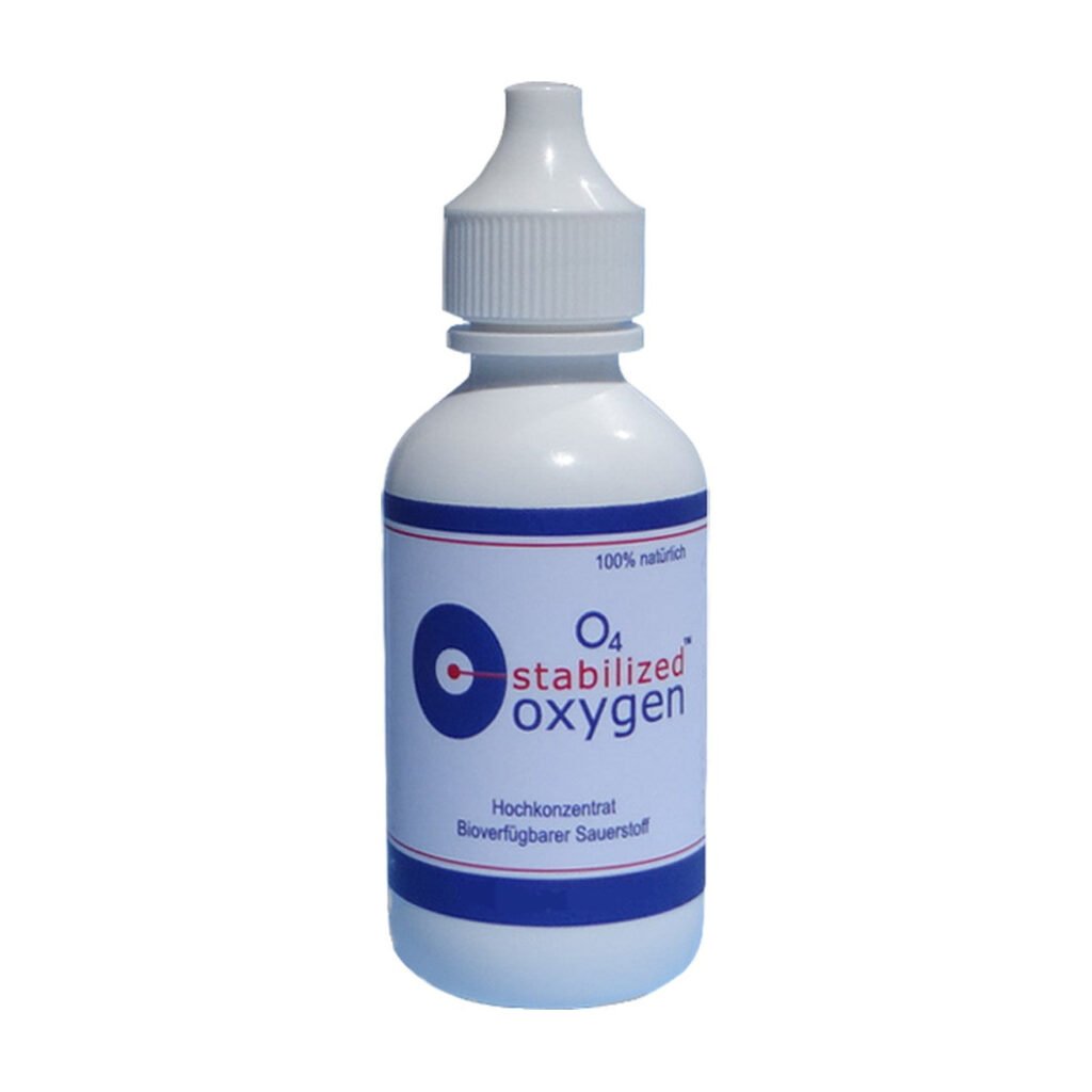 O4 stabilizuotas deguonis (tetraoksinas), skystas koncentratas