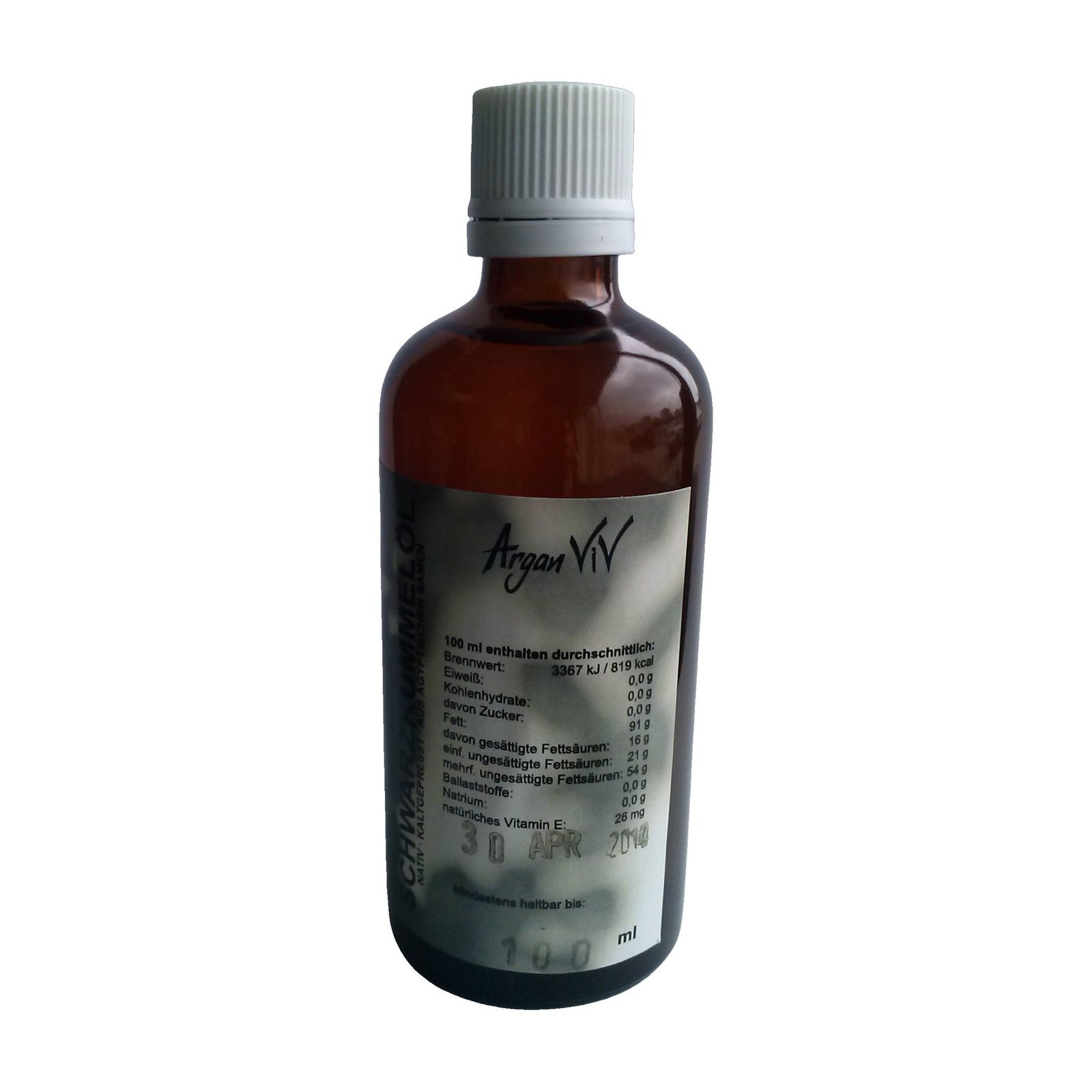 Argan ViV Juodgrūdžių sėklų aliejus 100 ml
