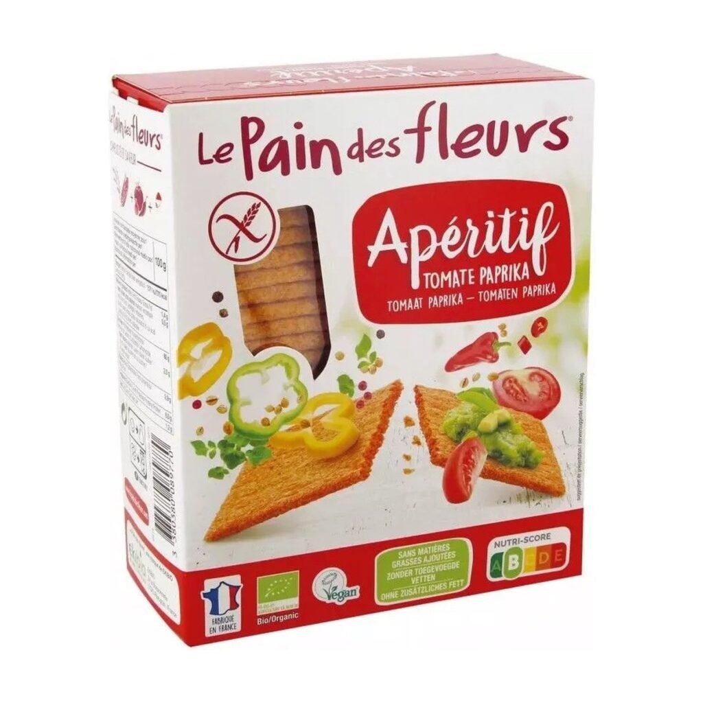 Kukurūzų ir ryžių paplotėliai su pomidorais ir paprika