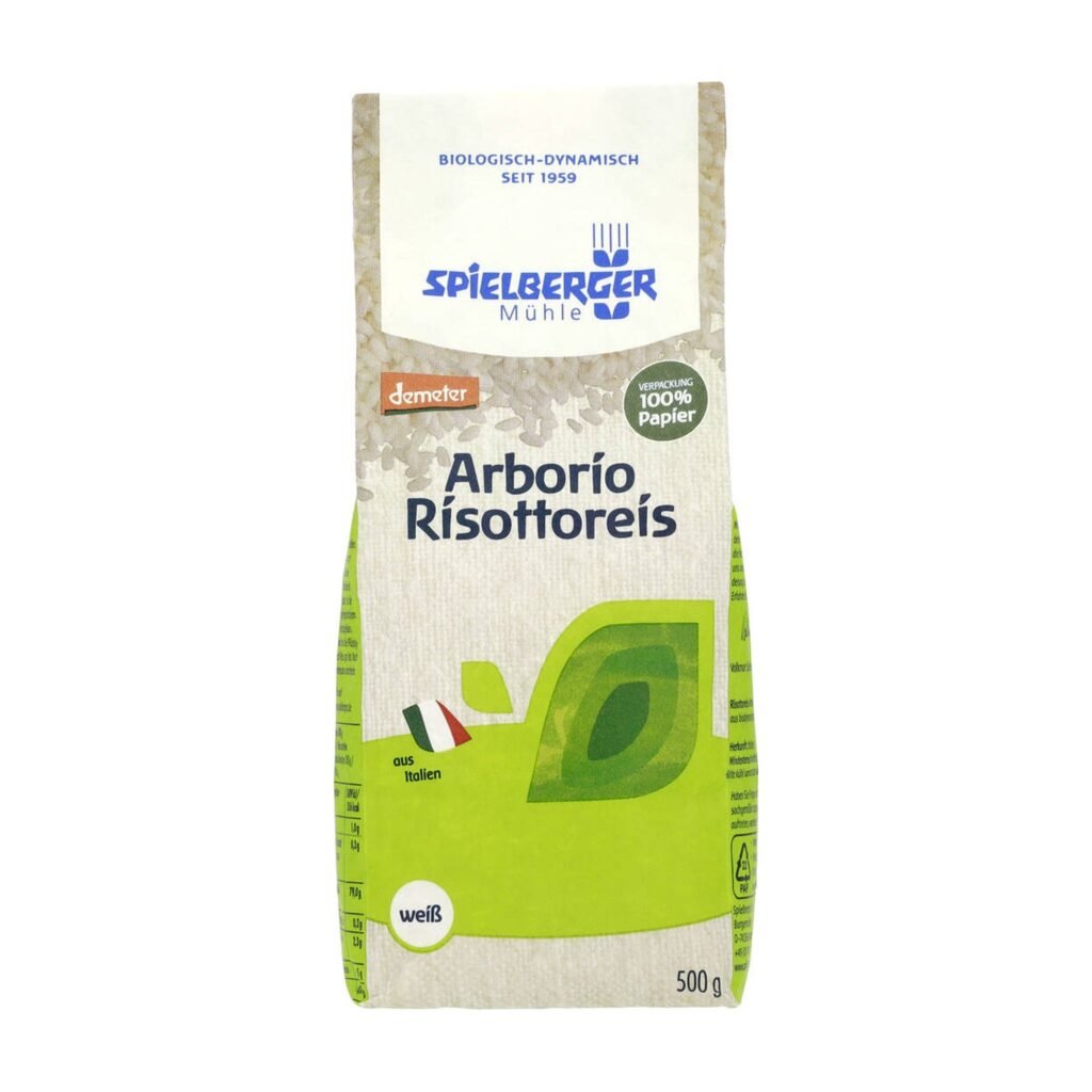 Arborio ryžiai, balti