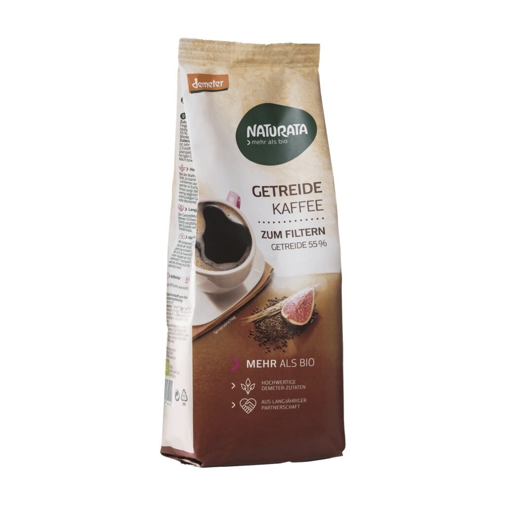 Grūdų kava (filtravimui), be kofeino